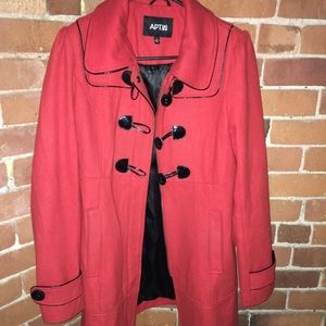 APT.9 Red & Black Coat